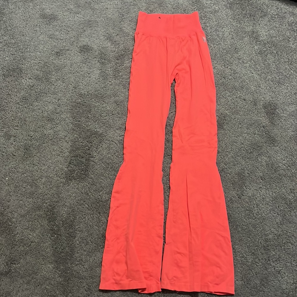 Free People Movement orange flare leggings size XS nearly worn